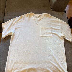 Madewell Men's Cream Pocket Tee